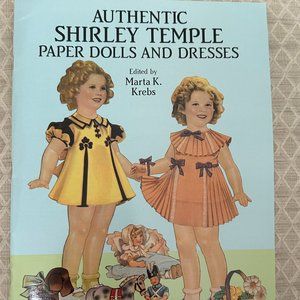 NWOT Authentic Shirley Temple Paper Dolls & Dresses, Paperback by Marta K. Krebs